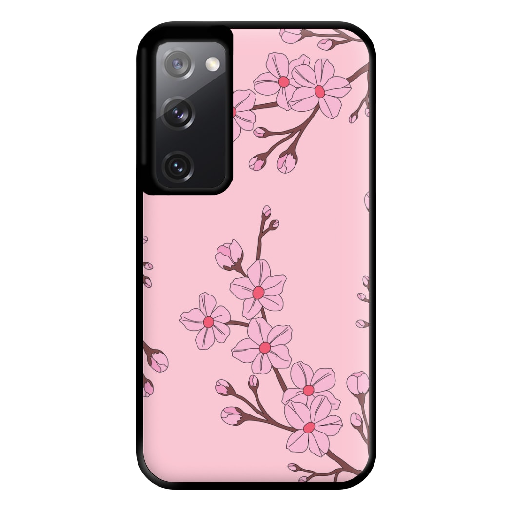 Cherry Blossom Pattern Phone Case for Galaxy S20FE