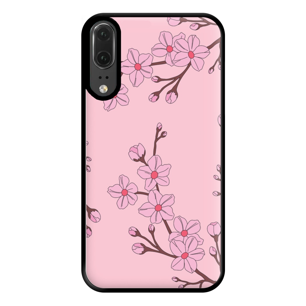 Cherry Blossom Pattern Phone Case for Huawei P20