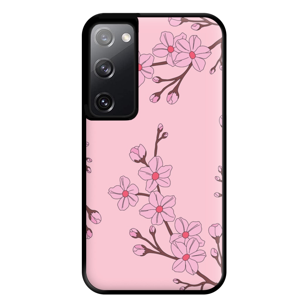 Cherry Blossom Pattern Phone Case for Galaxy S20