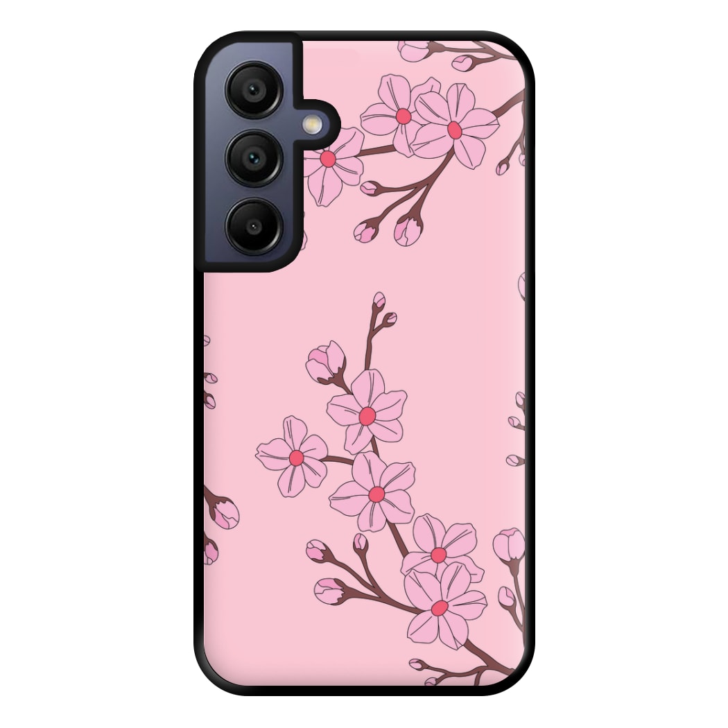 Cherry Blossom Pattern Phone Case for Galaxy A16