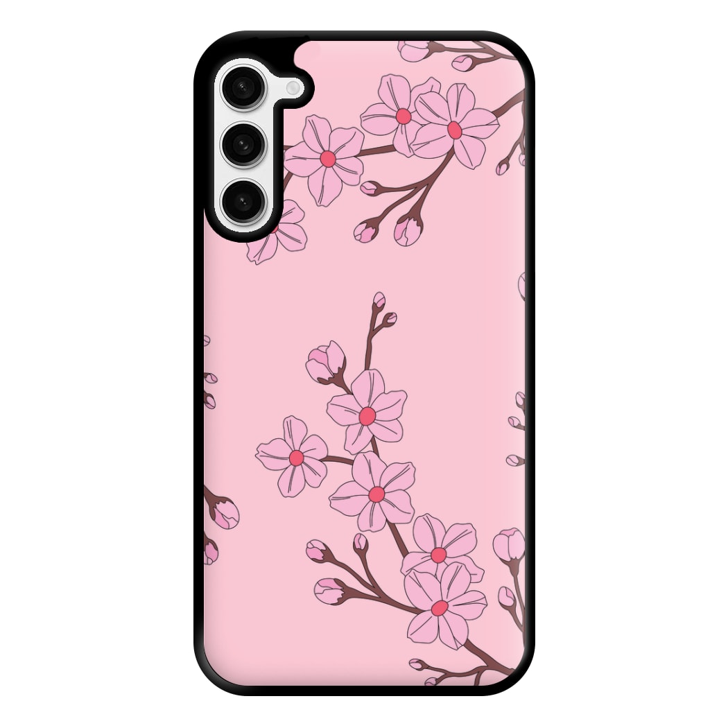 Cherry Blossom Pattern Phone Case for Galaxy S23 Plus