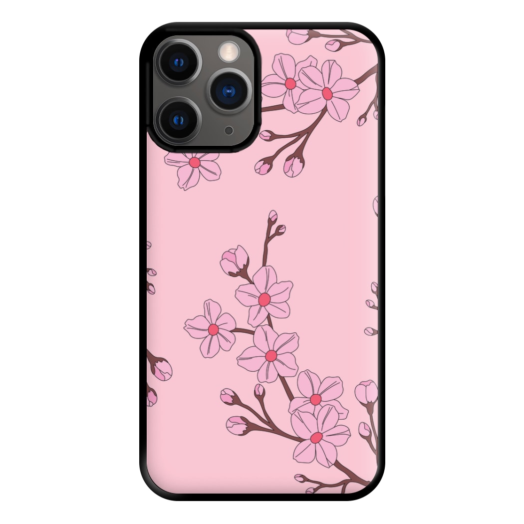 Cherry Blossom Pattern Phone Case for iPhone 12 Pro Max