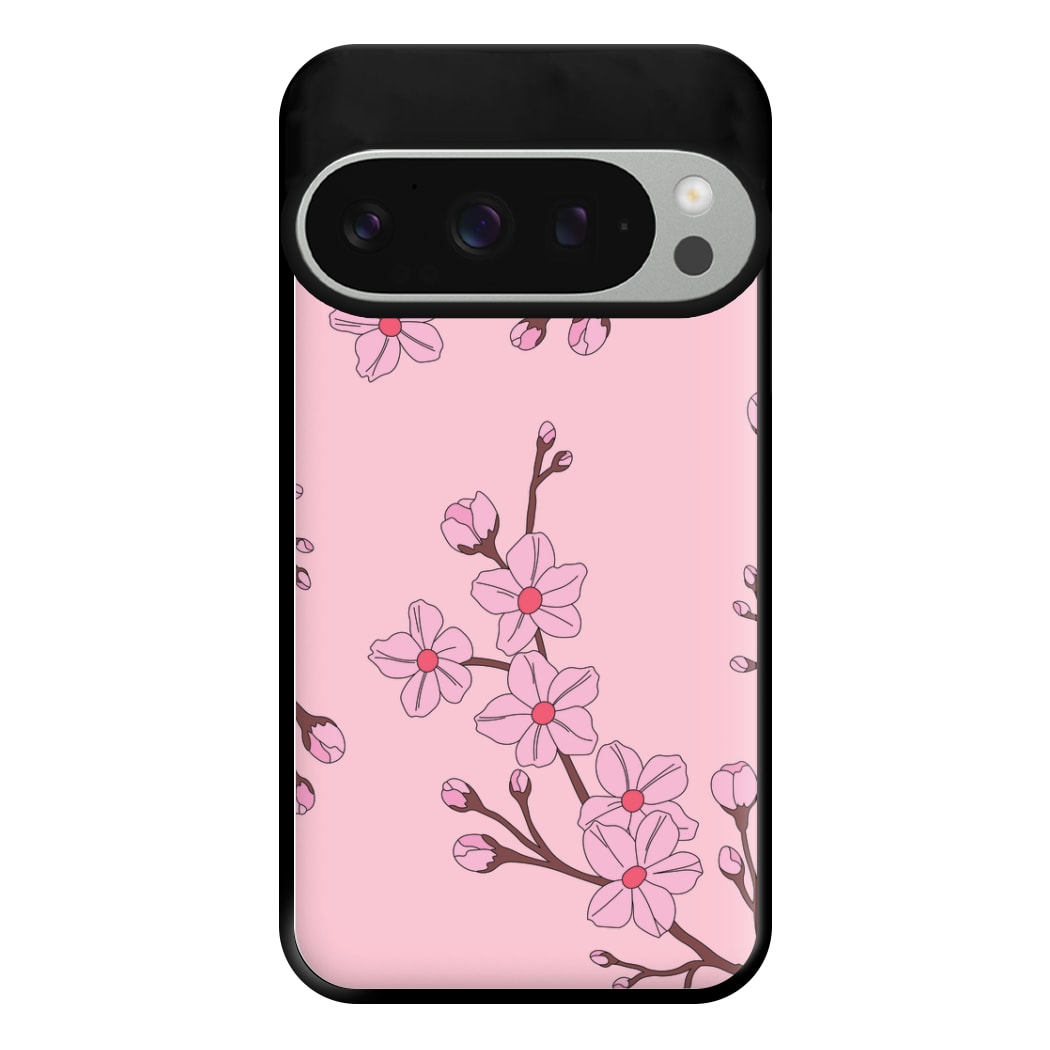 Cherry Blossom Pattern Phone Case for Google Pixel 9 Pro XL