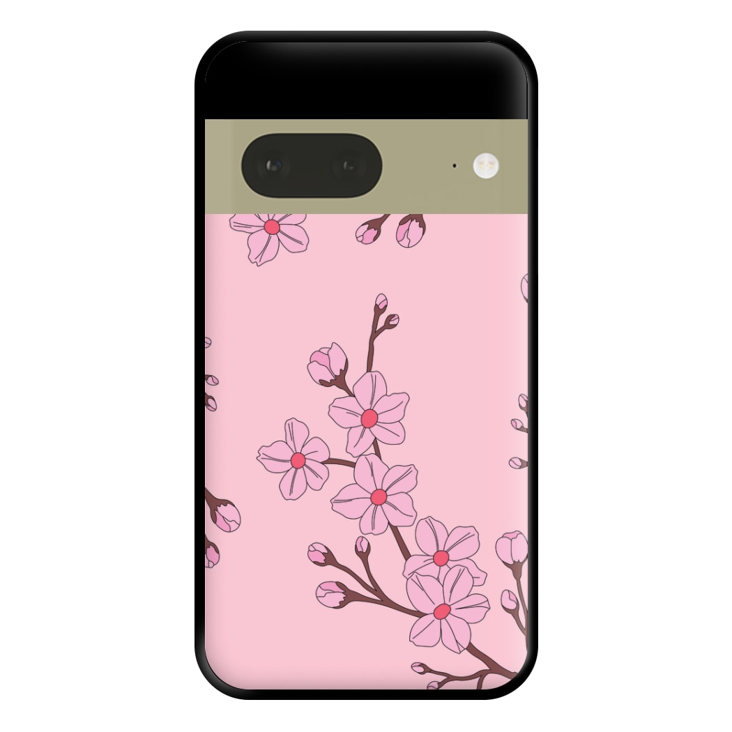 Cherry Blossom Pattern Phone Case for Google Pixel 7a