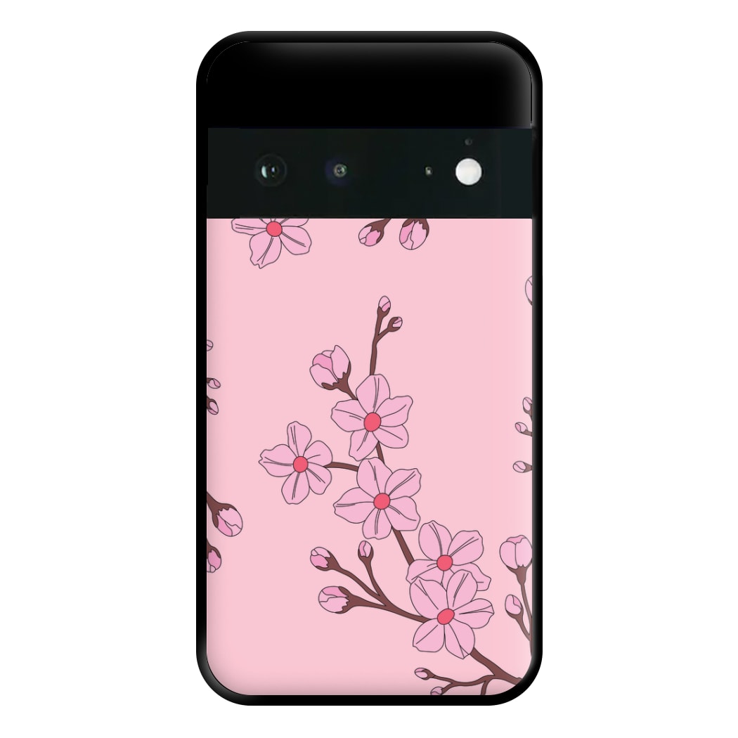 Cherry Blossom Pattern Phone Case for Google Pixel 6a
