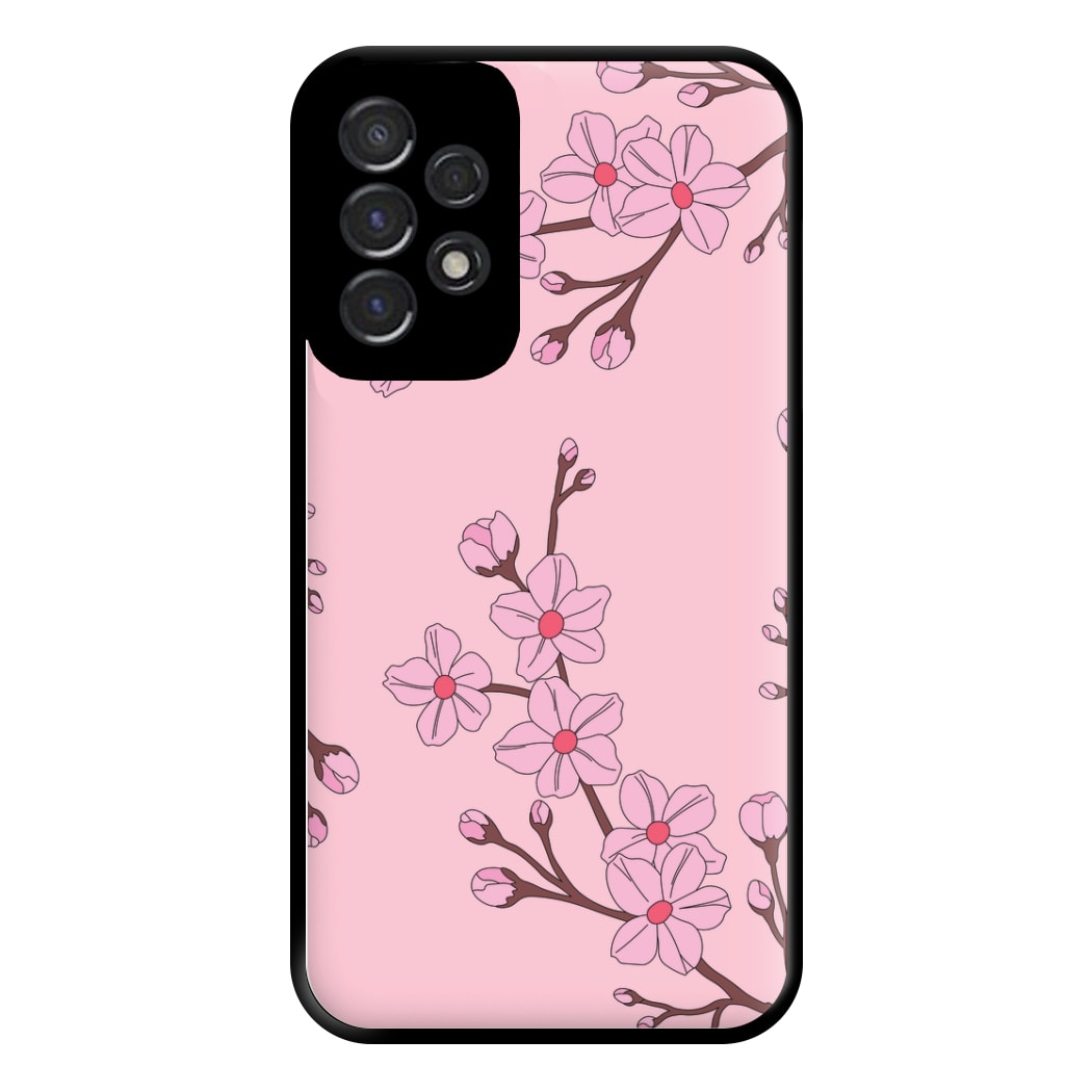 Cherry Blossom Pattern Phone Case for Galaxy A53