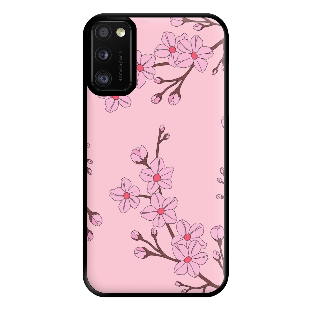 Cherry Blossom Pattern Phone Case for Galaxy A41