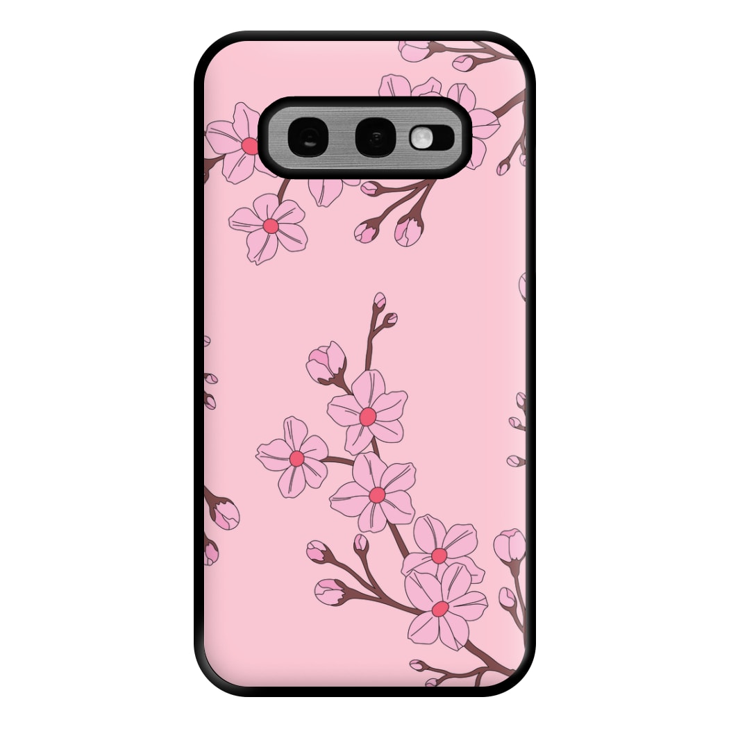 Cherry Blossom Pattern Phone Case for Galaxy S10e