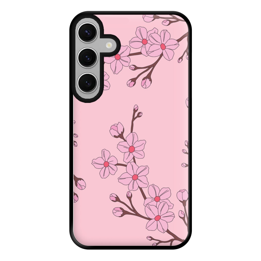 Cherry Blossom Pattern Phone Case for Galaxy S24FE