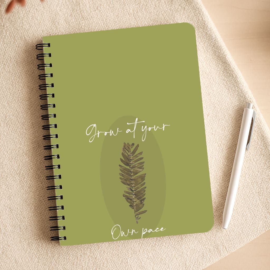 Grow At Your Own Pace Fern Notepad