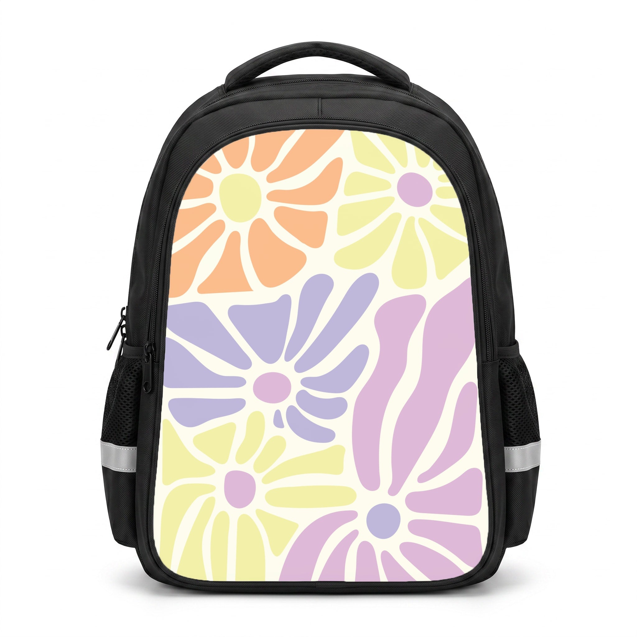 Pastel Abstract Flowers Backpack