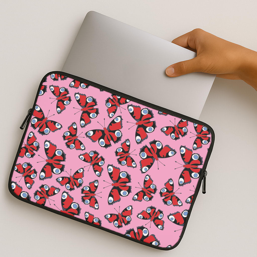 Red Butterfly - Butterfly Patterns MacBook Case