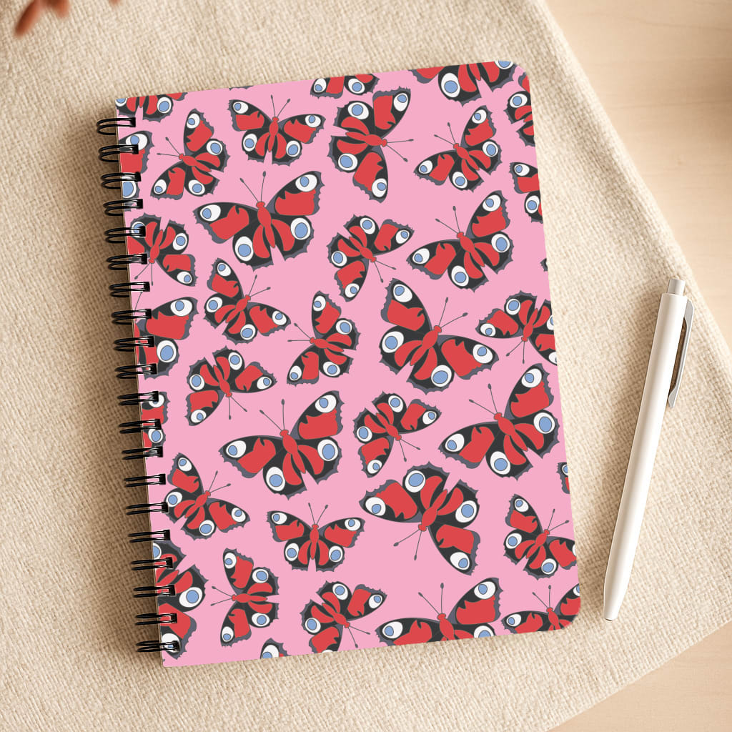 Red Butterfly - Butterfly Patterns Notepad
