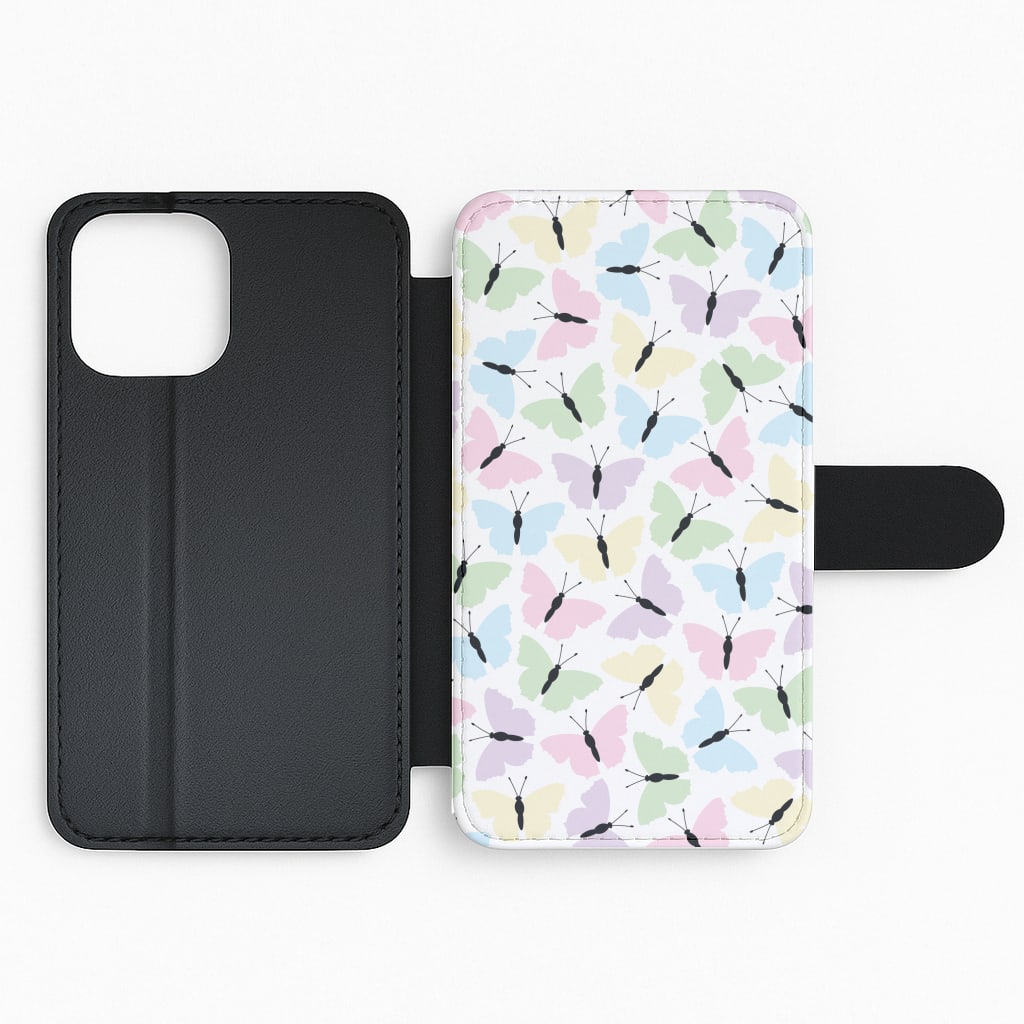 Multi Coloured Butterfly - Butterfly Patterns Flip Phone Case