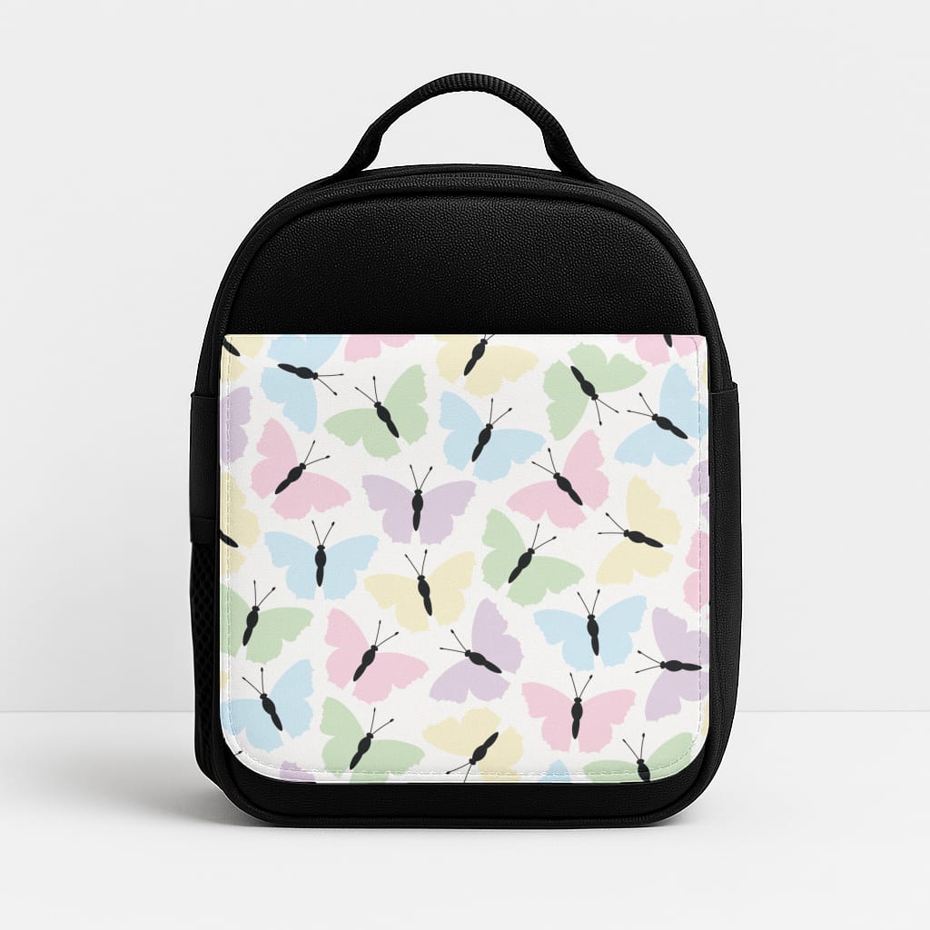 Multi Coloured Butterfly - Butterfly Patterns Insulated Lunchbox