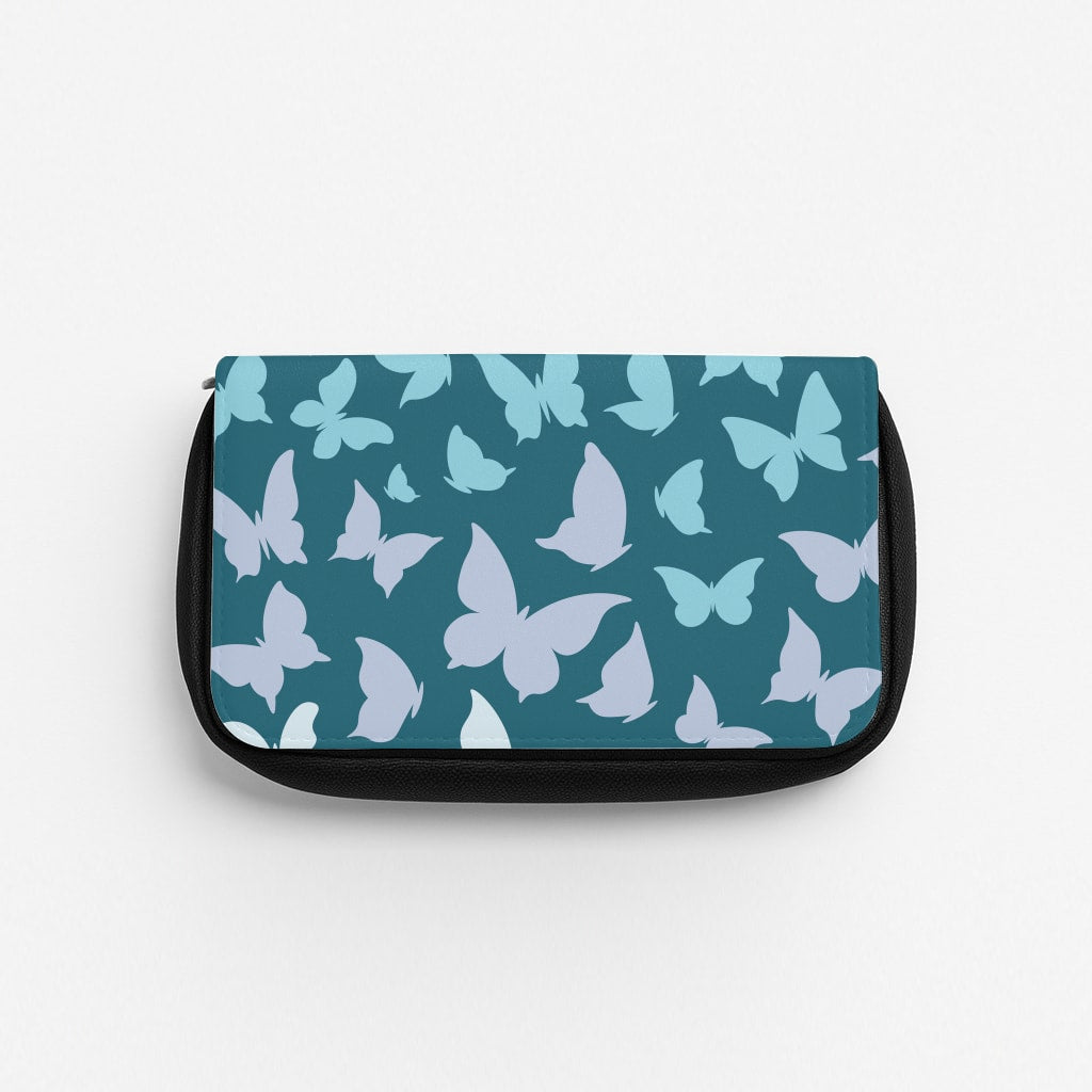 Blue Gradient Butterfly - Butterfly Patterns Pencil Case