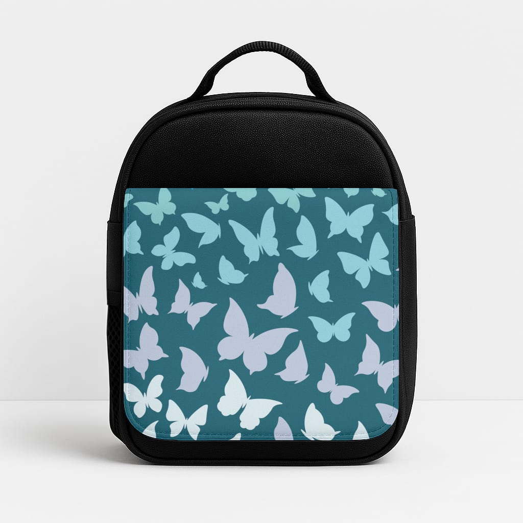Blue Gradient Butterfly - Butterfly Patterns Lunchbox