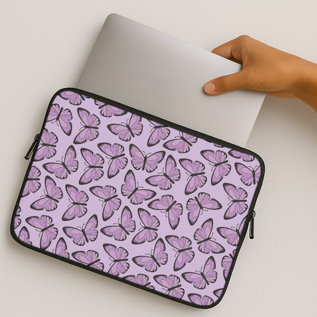 Purple Butterfly - Butterfly Patterns MacBook Case