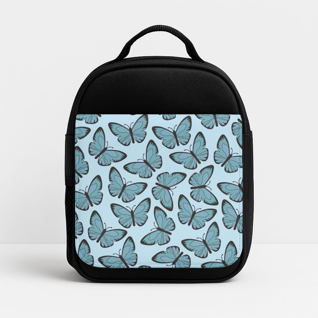 Blue Butterfly - Butterfly Patterns Insulated Lunchbox