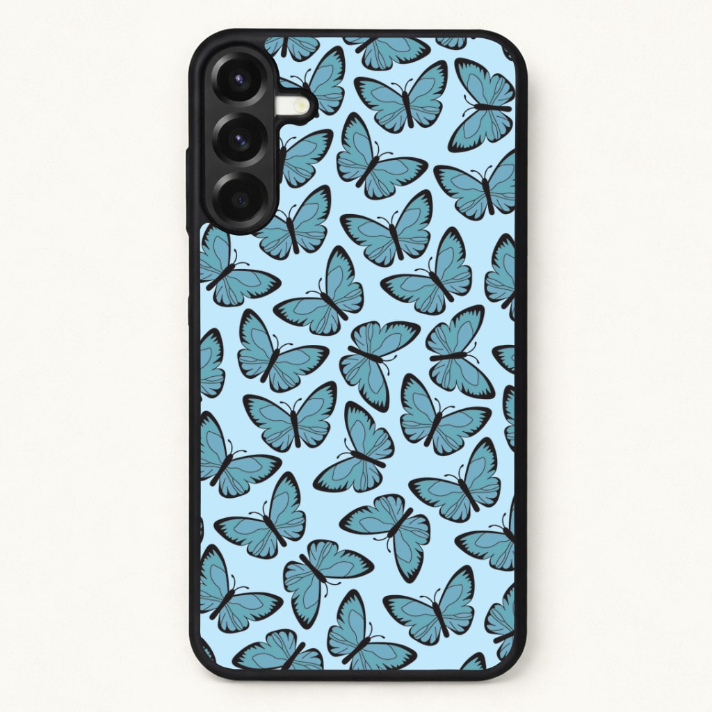 Blue Butterfly - Butterfly Patterns Phone Case for Galaxy A17