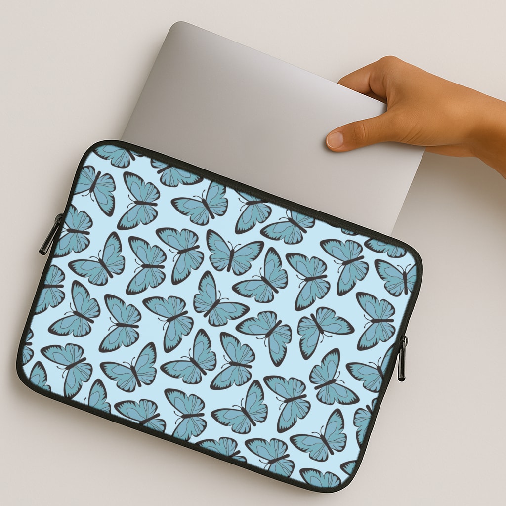 Blue Butterfly - Butterfly Patterns MacBook Case