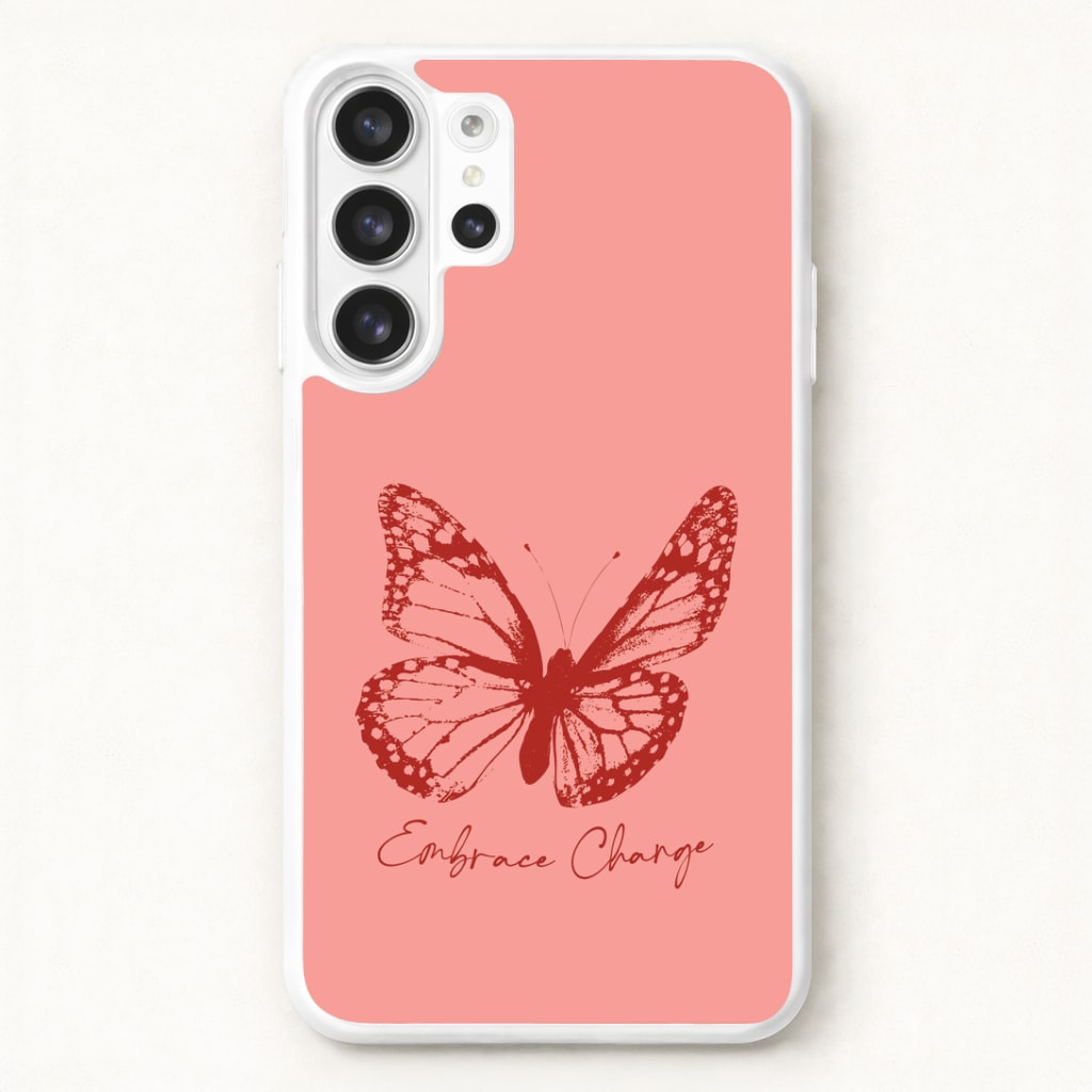 Embrace Change Butterfly Phone Case for Galaxy S26 Ultra