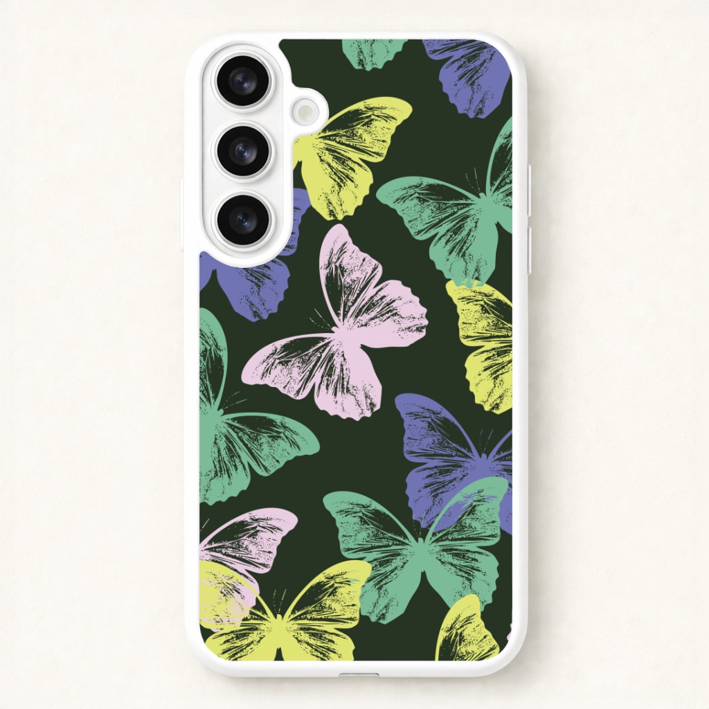 Colourful Butterfly Stamps Pattern Phone Case for Galaxy S26