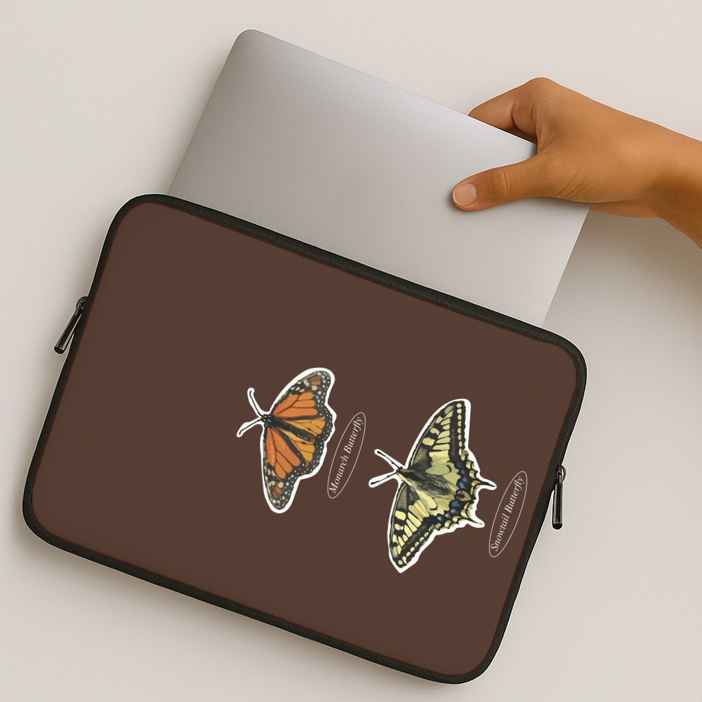 Butterfly Species Collage MacBook Case
