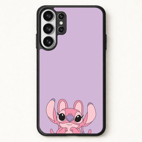 Gazing - Pink Alien Phone Case for Galaxy S26 Ultra