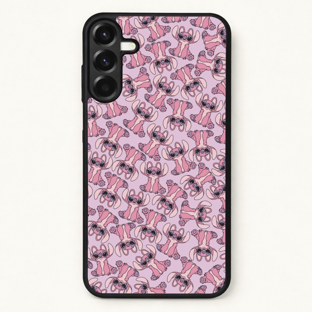 Angel Pink Alien Pattern Phone Case for Galaxy A17