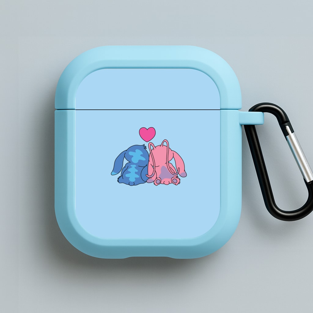 In Love - Pink Alien Blue AirPods Case
