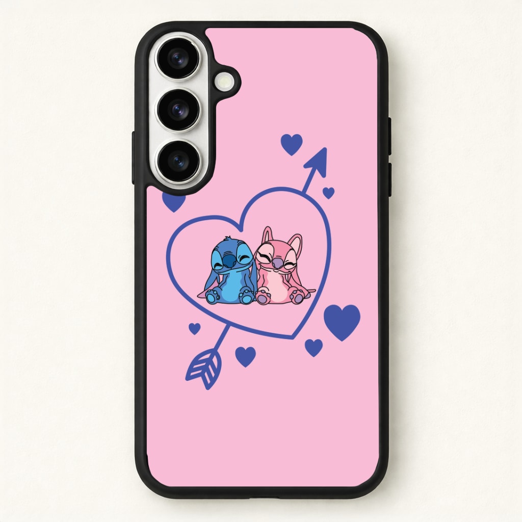 Arrow Heart - Pink Alien Phone Case for Galaxy S26