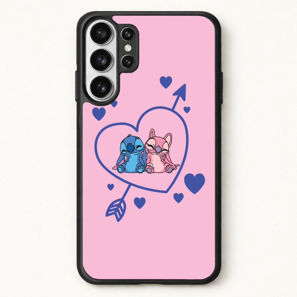 Arrow Heart - Pink Alien Phone Case for Galaxy S26 Ultra