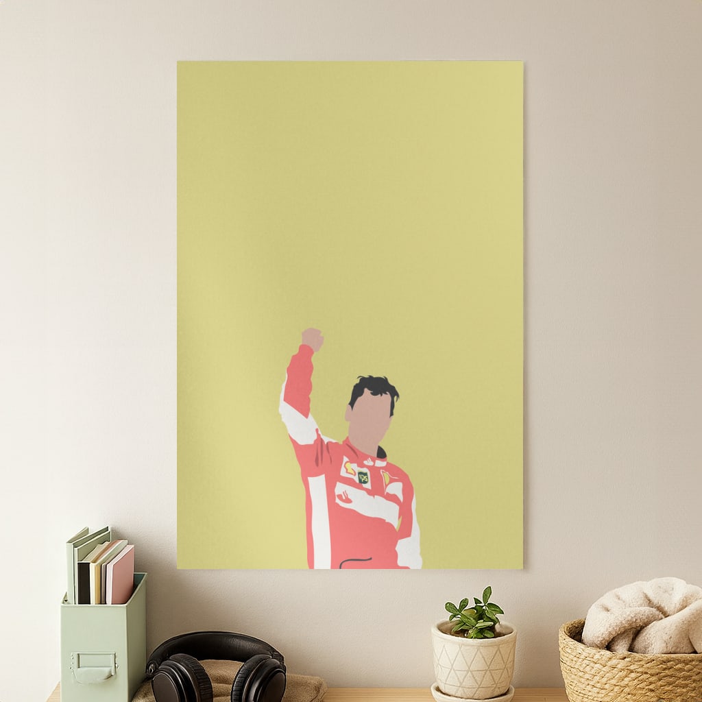 Vettel - F1 Poster