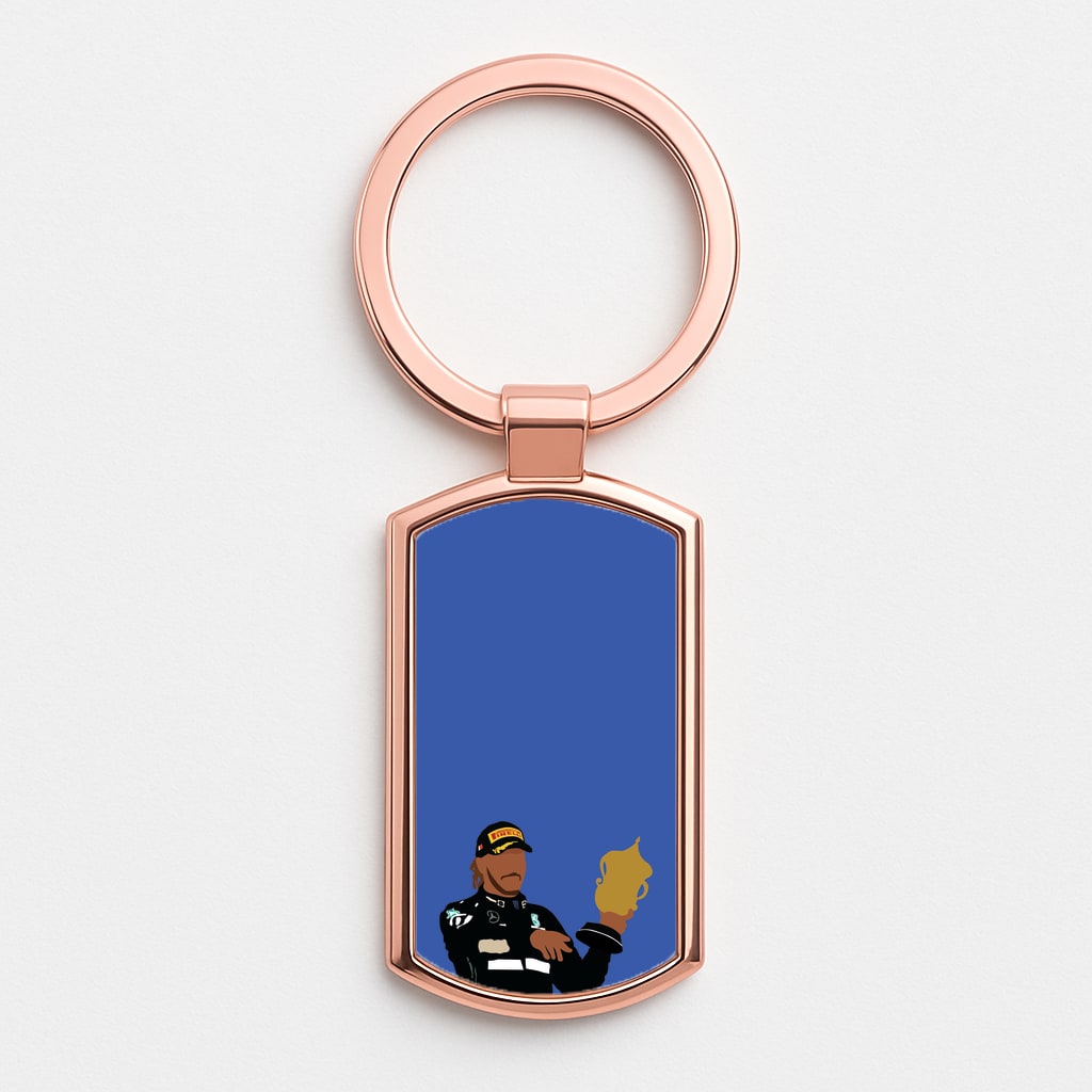 Hamilton - F1 Rose Gold Keyring