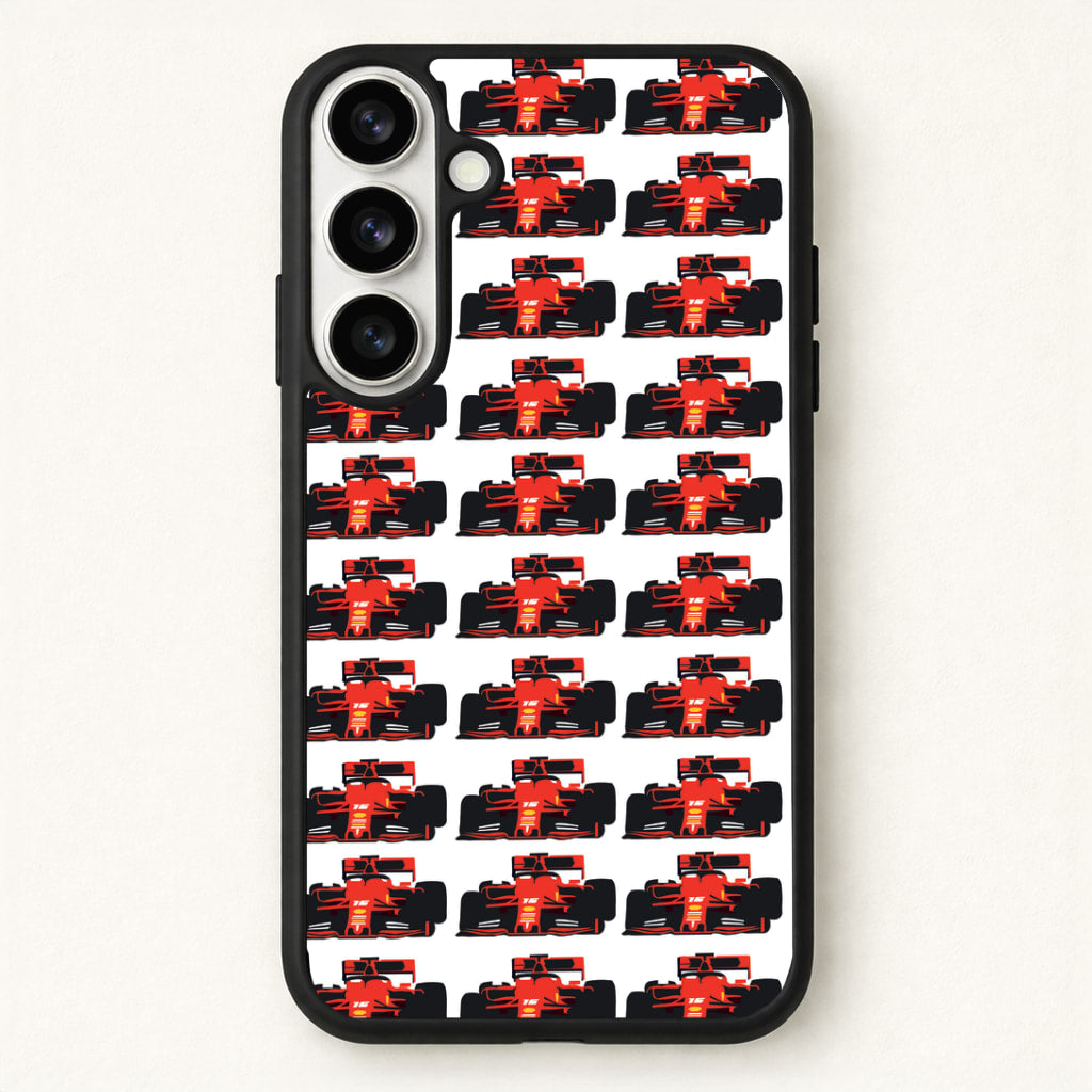 F1 Car Collage Phone Case for Galaxy S26 Plus