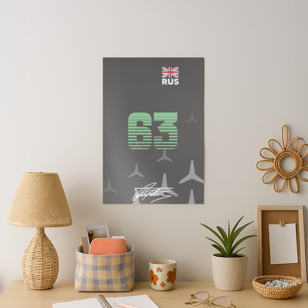 George Russel - F1 Art Print