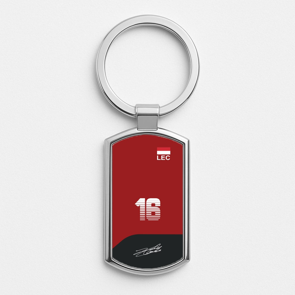 Leclerc - F1 Silver Keyring