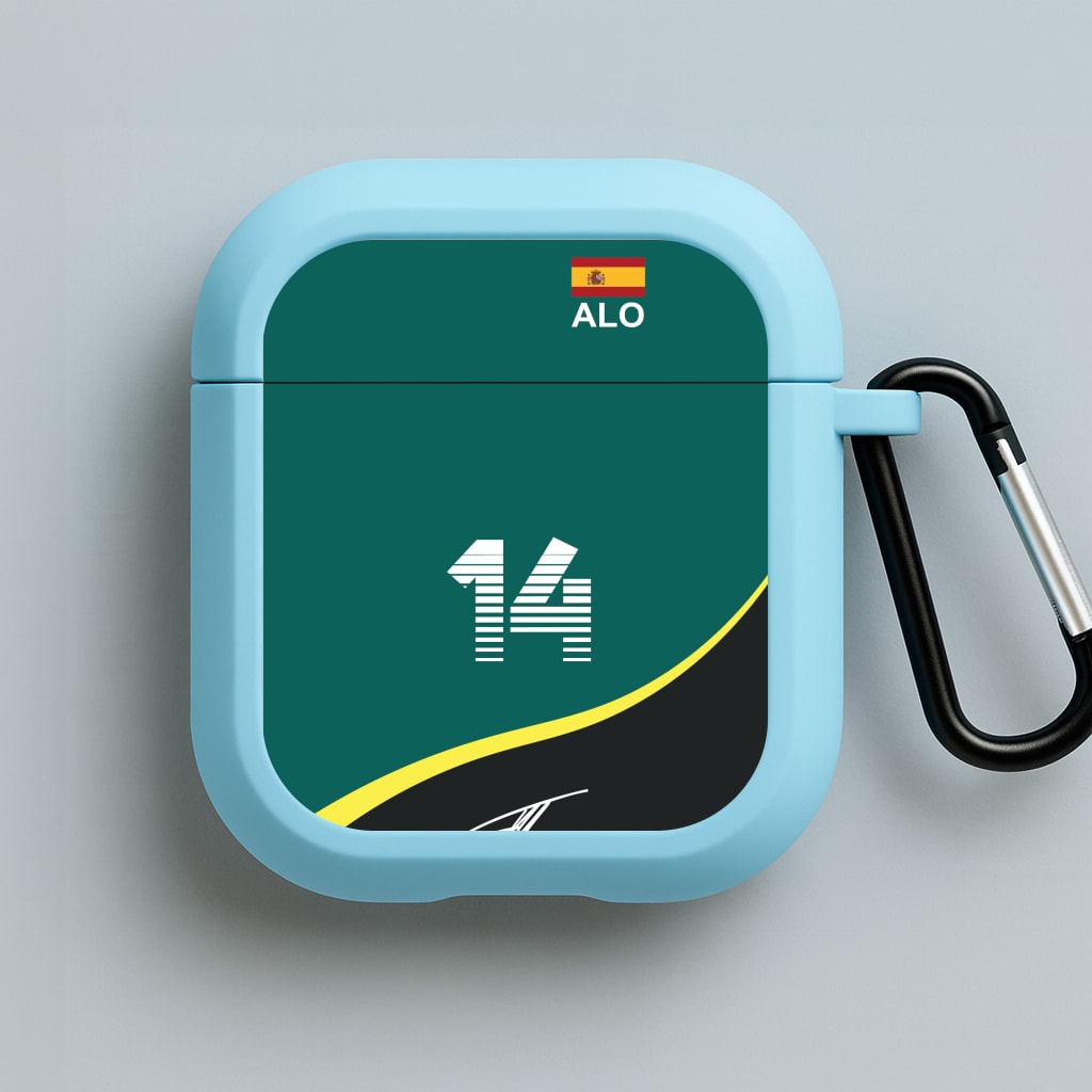 Alonso - F1 Blue AirPods Case