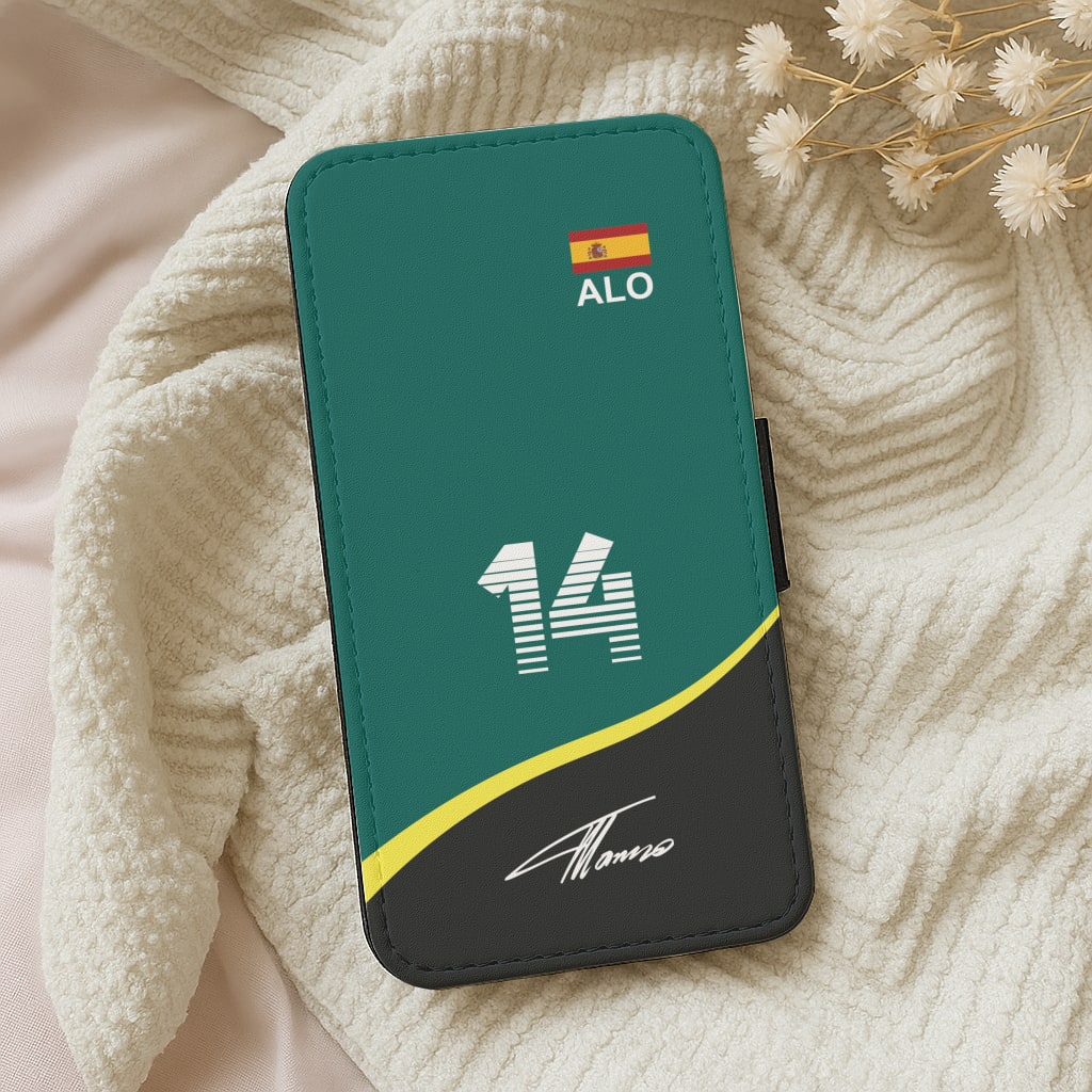 Alonso - F1 Wallet Phone Case