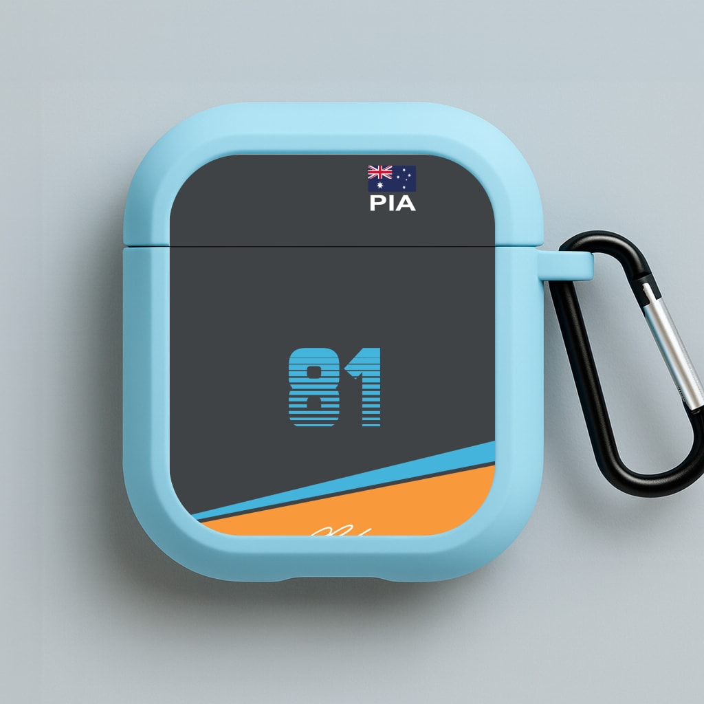 Piastri - F1 Blue AirPods Case