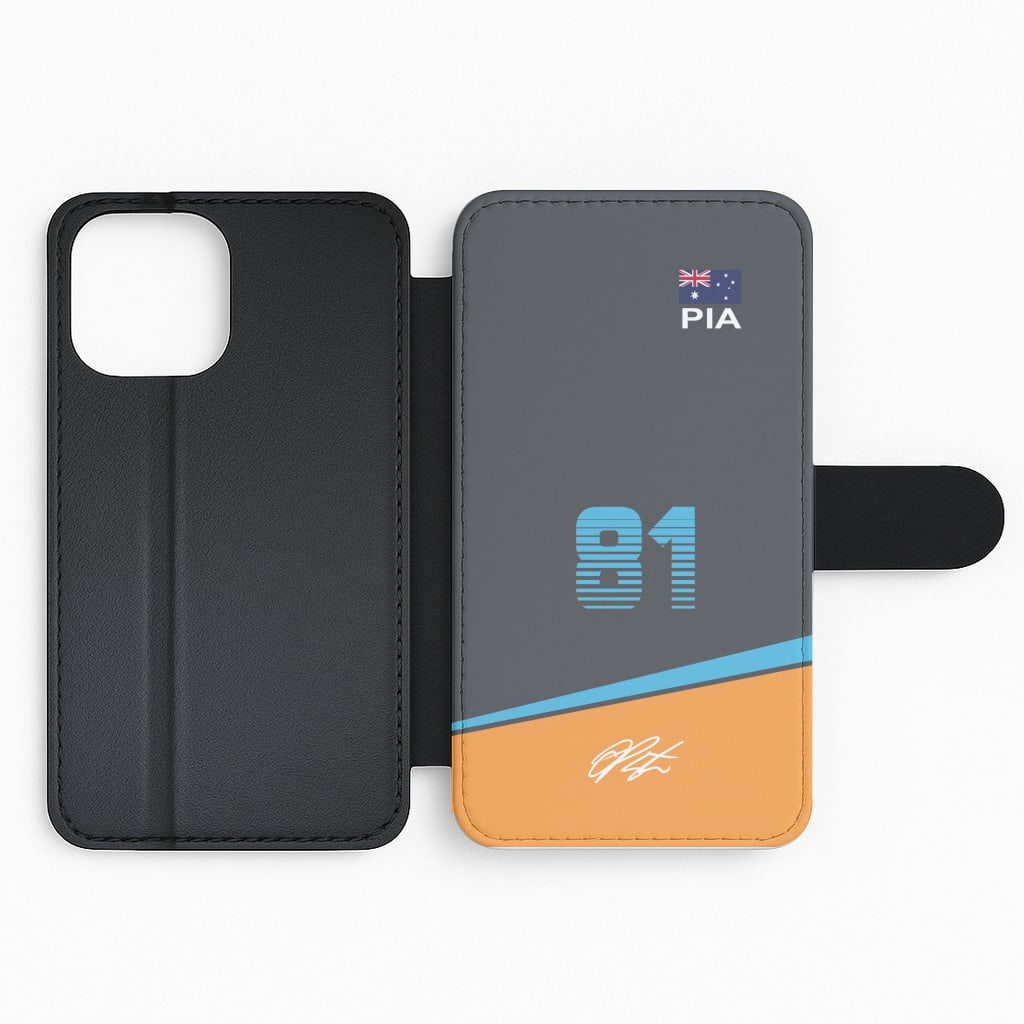 Piastri - F1 Flip Phone Case