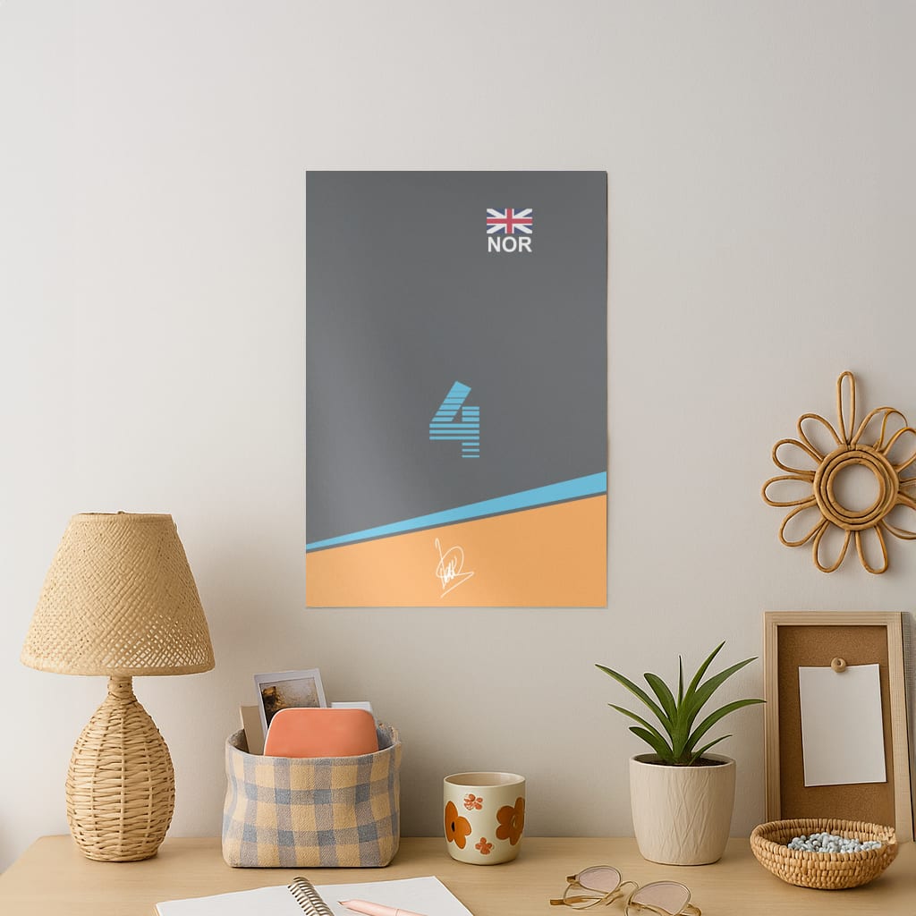 Norris - F1 Art Print