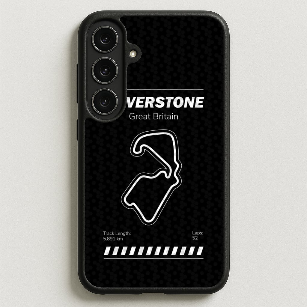 Silverstone Circuit Phone Case for Galaxy S25FE
