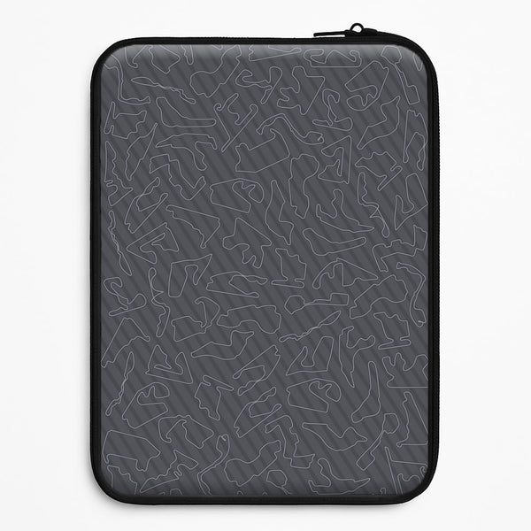Track Outlines Gray Universal Laptop Sleeve
