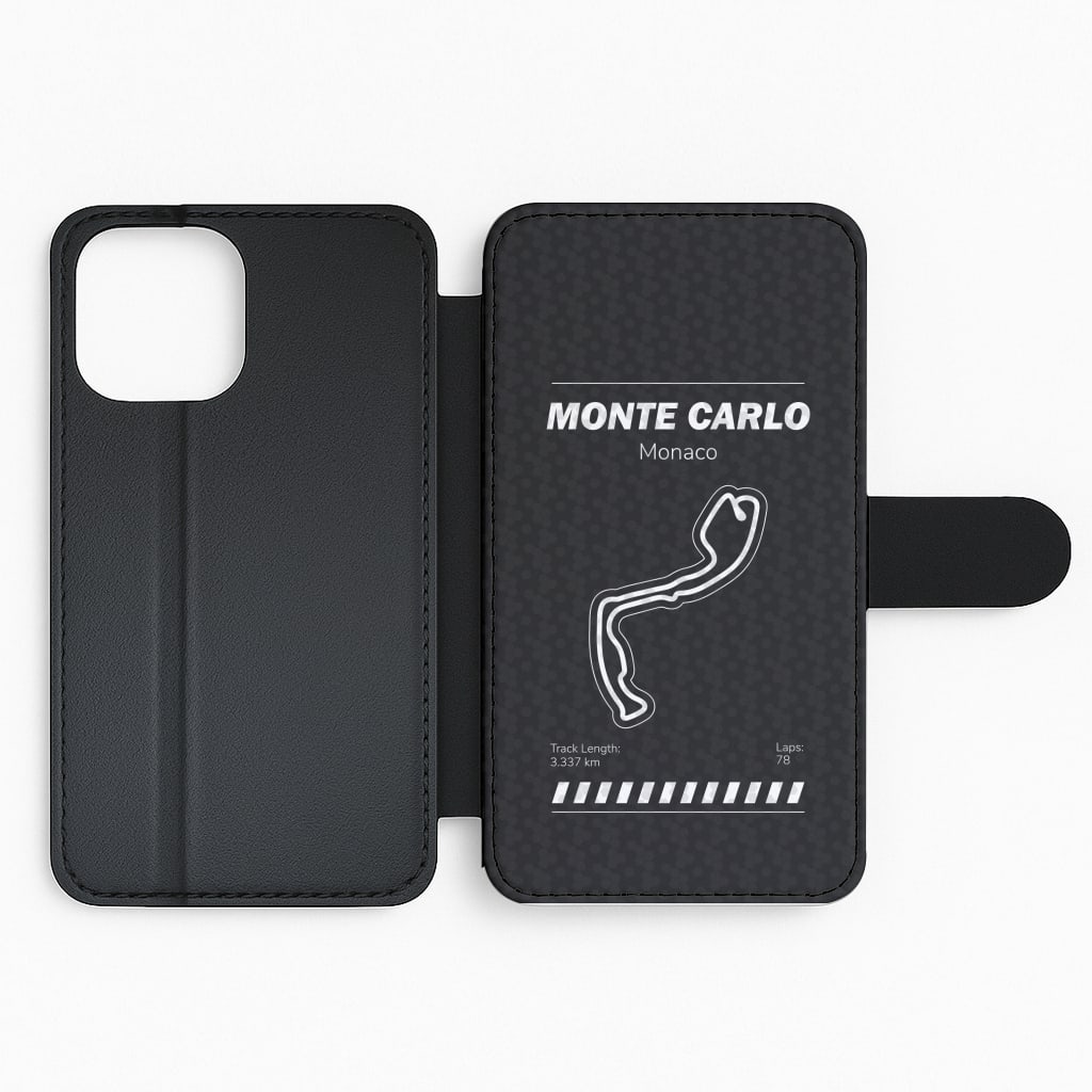 Monte Carlo Circuit Flip Phone Case