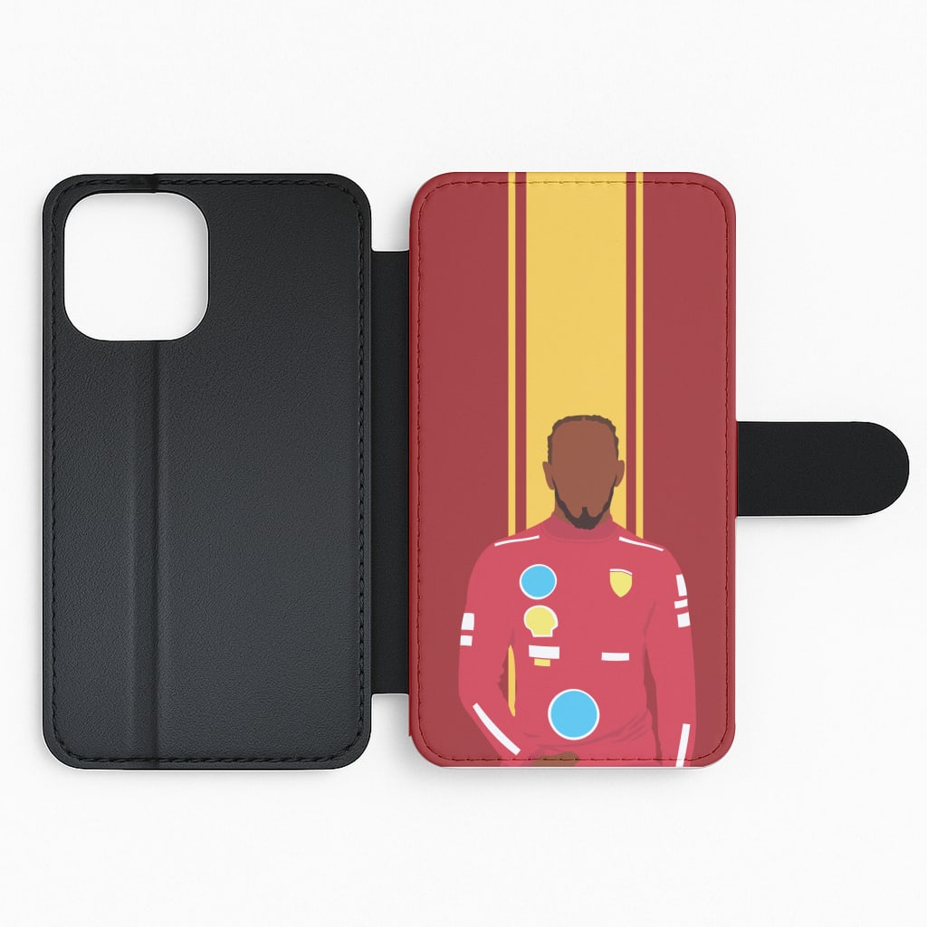 Hamilton In Red Flip Phone Case