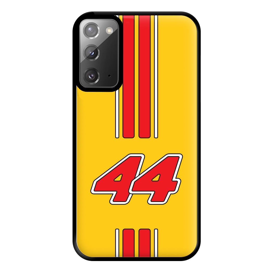 Retro Yellow And Red Hamilton Phone Case for Galaxy Note 20 Ultra