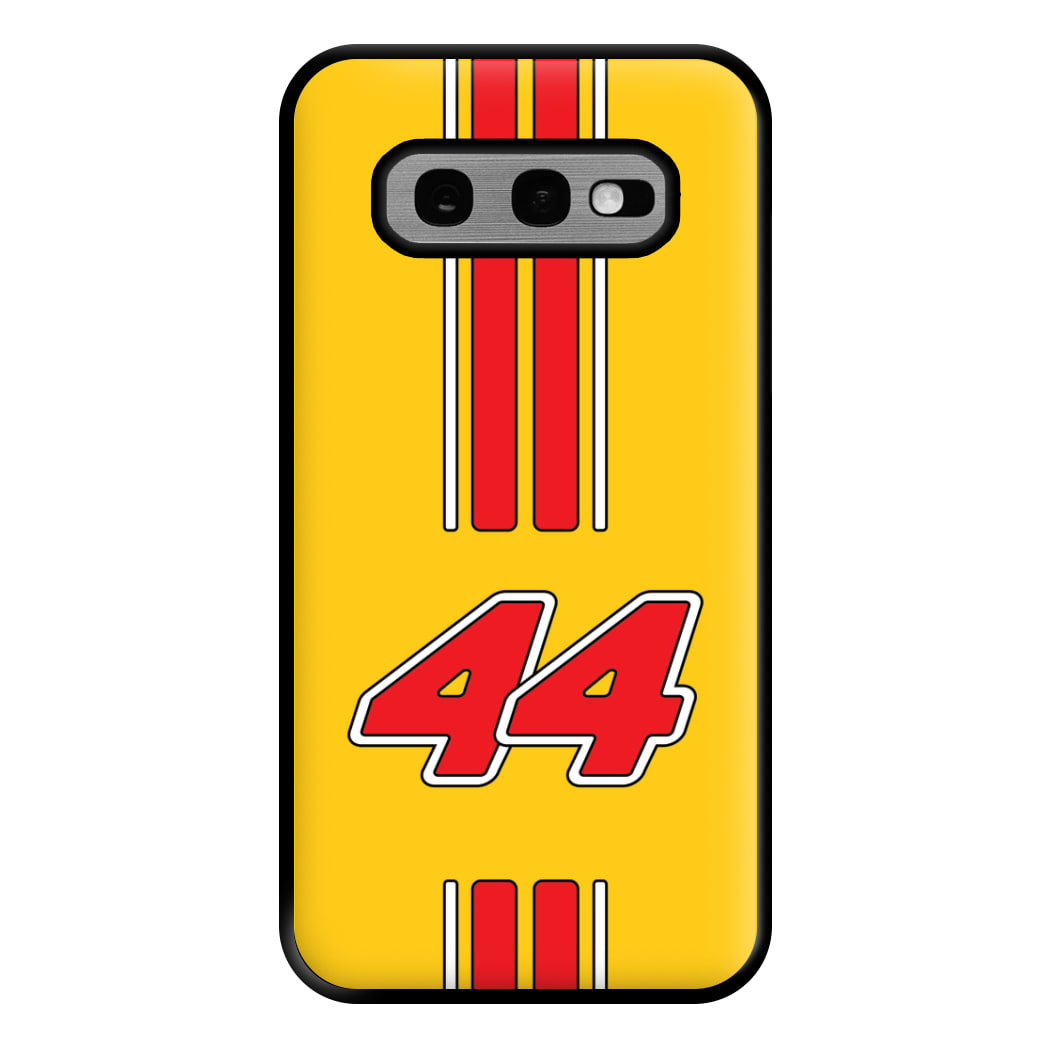 Retro Yellow And Red Hamilton Phone Case for Galaxy S10e