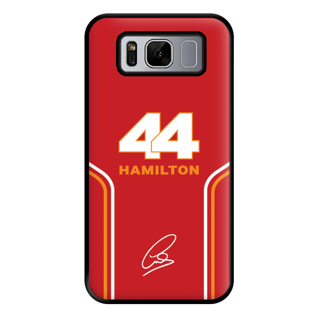 Stripes 44 Hamilton Phone Case for Galaxy S8 Plus